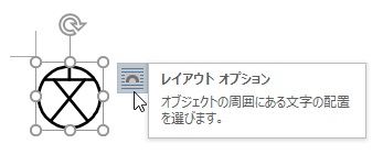 記号の配置方法説明図