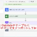 Project Oakdaleのテーブルに5000件のデータをインポートしてみました。